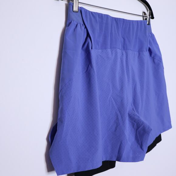 LULULEMON Vented Tennis Short Blue Lined Lightweight Stretch Active Men's M - Picture 9 of 11